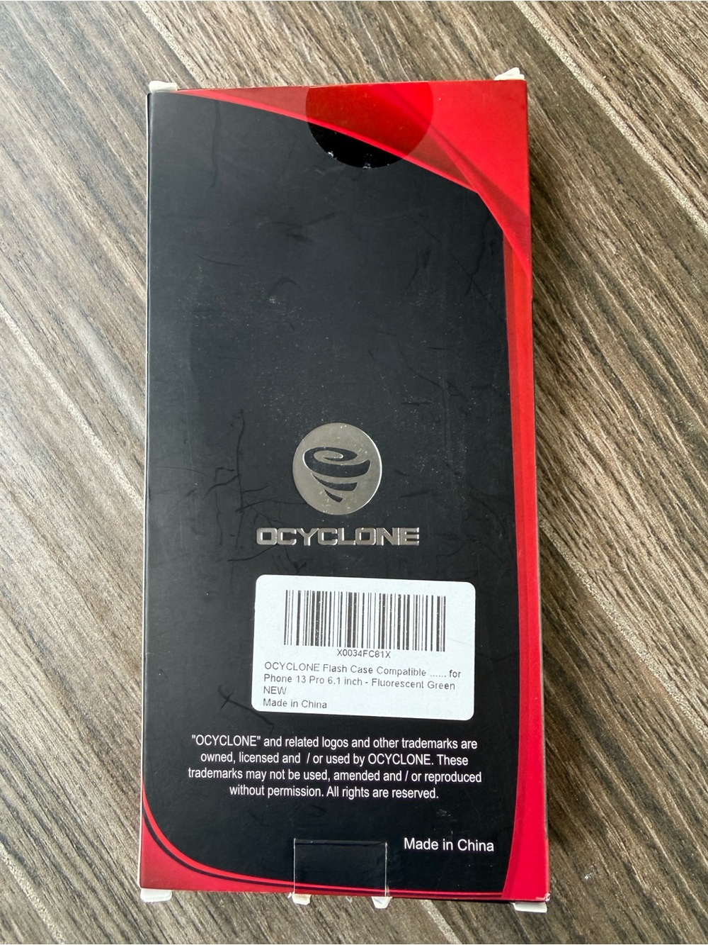 OCYCLONE Lime Green Phone Case  with Ring & Wristlet iPhone 13 Pro 6.1 - Picture 2 of 2